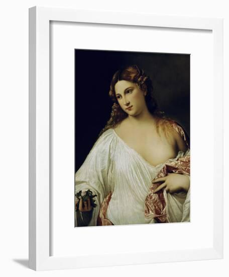 Flora-Titian (Tiziano Vecelli)-Framed Giclee Print