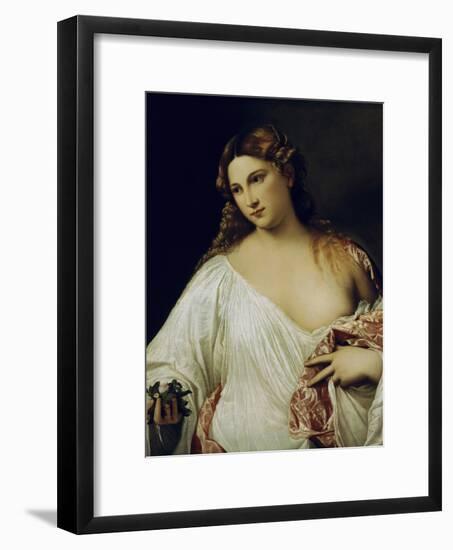 Flora-Titian (Tiziano Vecelli)-Framed Giclee Print