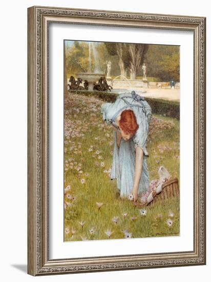 Flora-Sir Lawrence Alma-Tadema-Framed Art Print