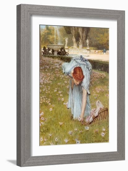 Flora-Sir Lawrence Alma-Tadema-Framed Art Print