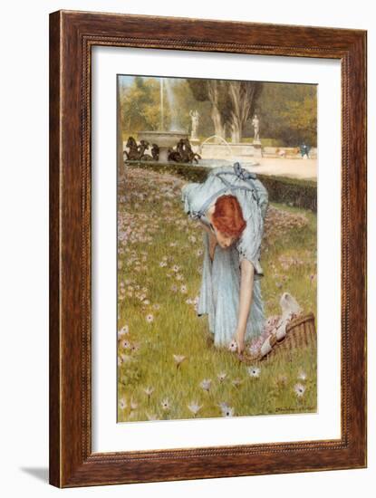 Flora-Sir Lawrence Alma-Tadema-Framed Art Print