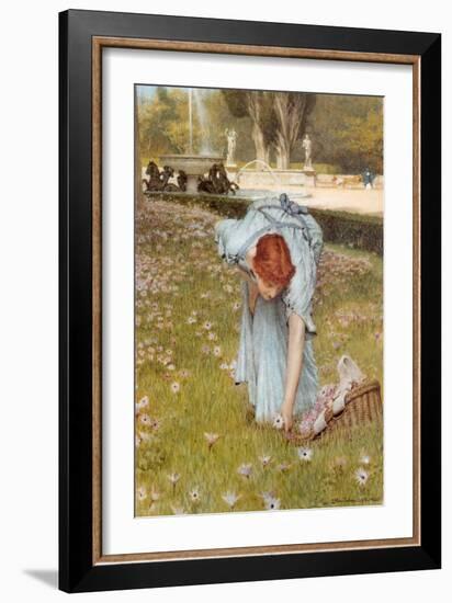 Flora-Sir Lawrence Alma-Tadema-Framed Art Print