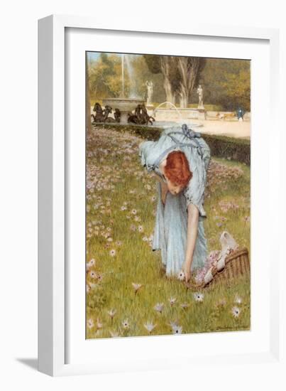 Flora-Sir Lawrence Alma-Tadema-Framed Art Print