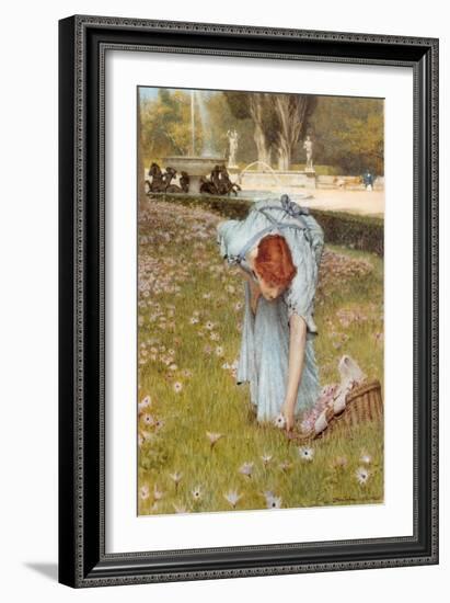 Flora-Sir Lawrence Alma-Tadema-Framed Art Print