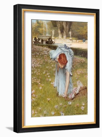 Flora-Sir Lawrence Alma-Tadema-Framed Art Print