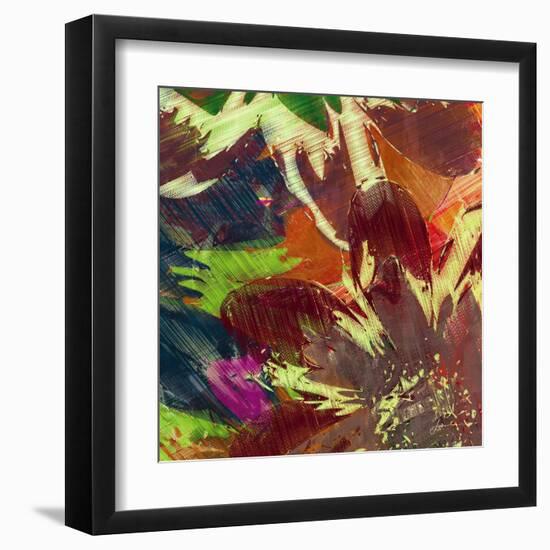 Floragraph IV-James Burghardt-Framed Art Print