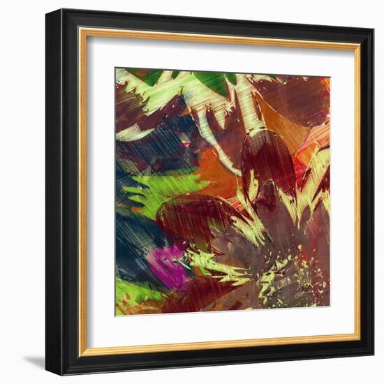 Floragraph IV-James Burghardt-Framed Art Print