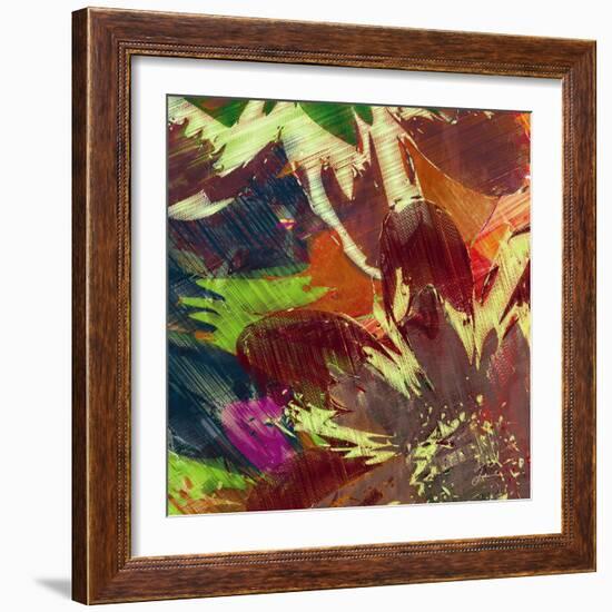 Floragraph IV-James Burghardt-Framed Art Print