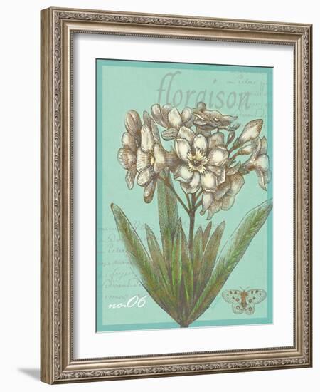 Floraison Nouveau 1-Devon Ross-Framed Art Print