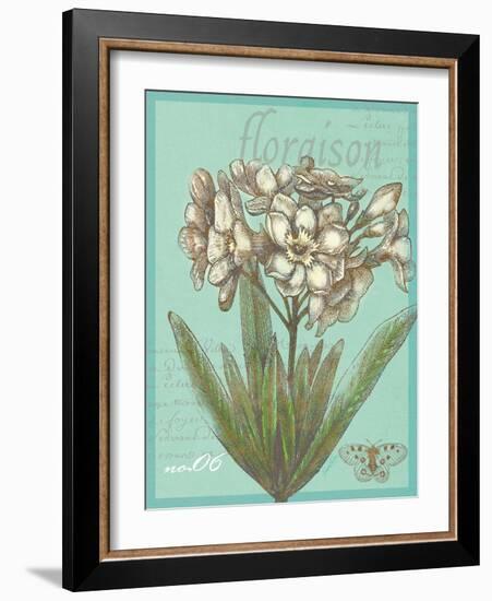 Floraison Nouveau 1-Devon Ross-Framed Art Print