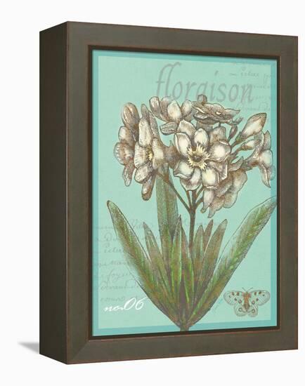 Floraison Nouveau 1-Devon Ross-Framed Stretched Canvas