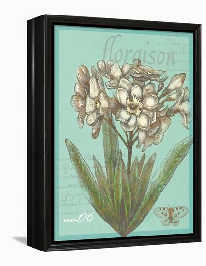 Floraison Nouveau 1-Devon Ross-Framed Stretched Canvas