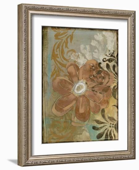 Floral Abstraction I-Jennifer Goldberger-Framed Art Print