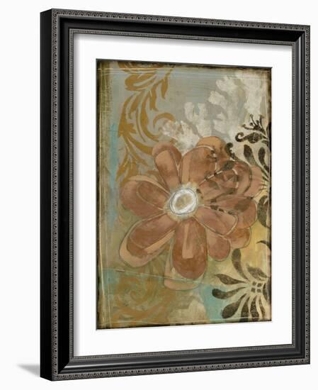 Floral Abstraction I-Jennifer Goldberger-Framed Art Print