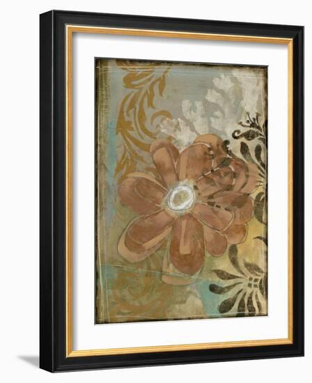 Floral Abstraction I-Jennifer Goldberger-Framed Art Print