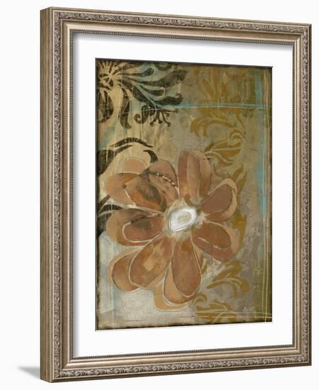 Floral Abstraction II-Jennifer Goldberger-Framed Art Print