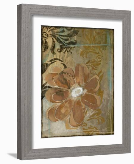 Floral Abstraction II-Jennifer Goldberger-Framed Art Print