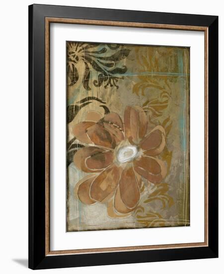 Floral Abstraction II-Jennifer Goldberger-Framed Art Print