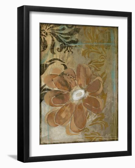 Floral Abstraction II-Jennifer Goldberger-Framed Art Print