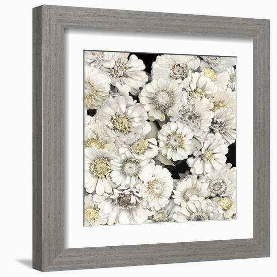 Floral Abundance in Ivory-Kate Bennett-Framed Art Print