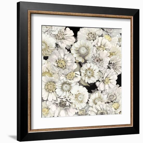 Floral Abundance in Ivory-Kate Bennett-Framed Art Print