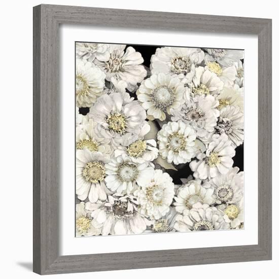 Floral Abundance in Ivory-Kate Bennett-Framed Art Print