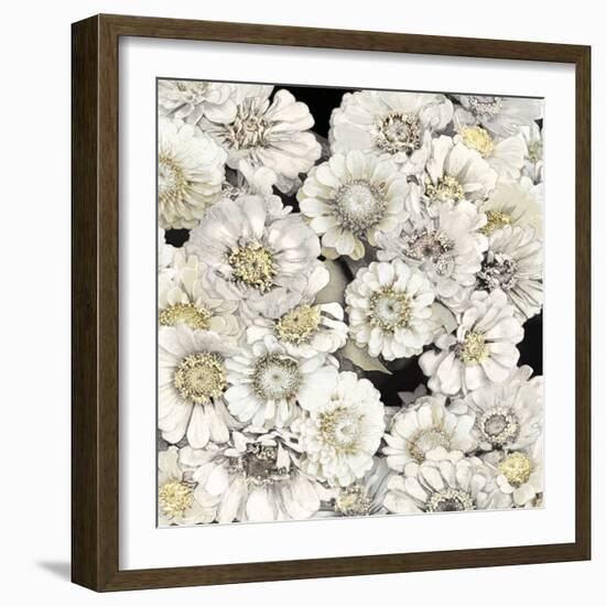 Floral Abundance in Ivory-Kate Bennett-Framed Art Print