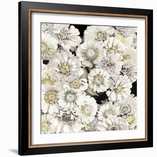 Floral Abundance in Ivory-Kate Bennett-Framed Art Print