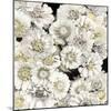 Floral Abundance in Ivory-Kate Bennett-Mounted Art Print