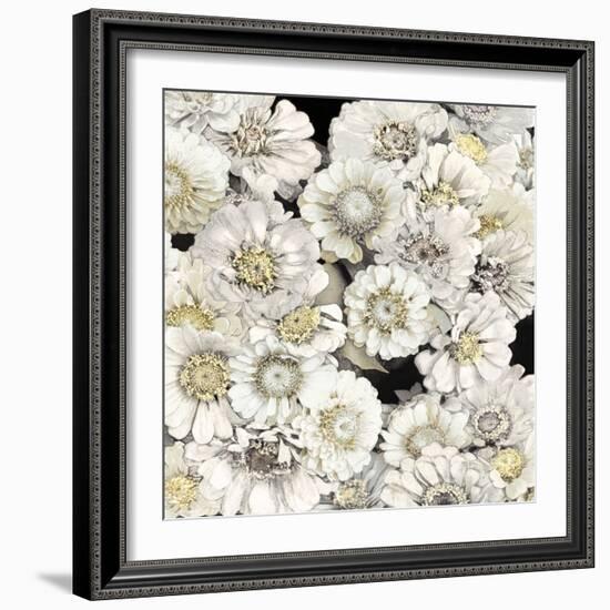 Floral Abundance in Ivory-Kate Bennett-Framed Art Print