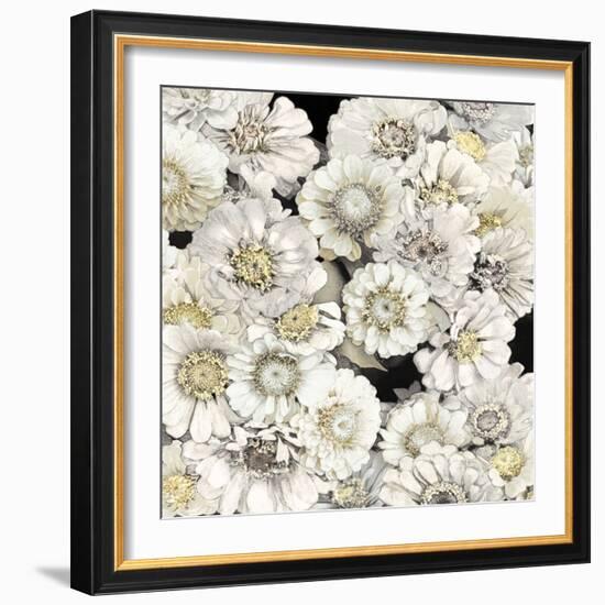 Floral Abundance in Ivory-Kate Bennett-Framed Art Print