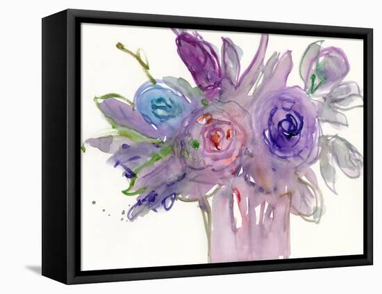 Floral Accent I-Samuel Dixon-Framed Stretched Canvas