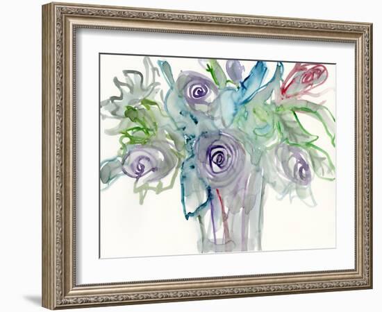 Floral Accent II-Samuel Dixon-Framed Art Print