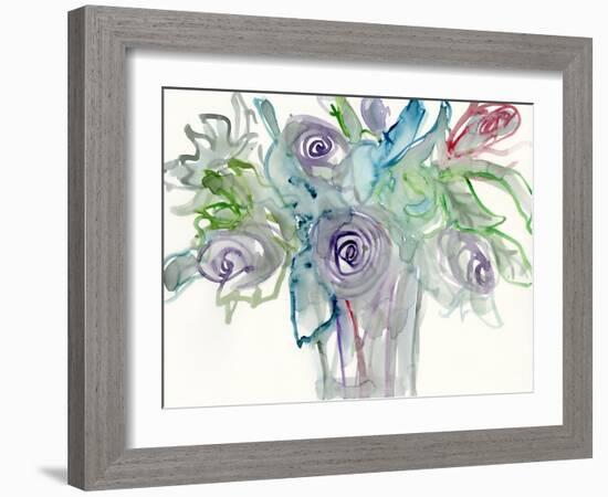 Floral Accent II-Samuel Dixon-Framed Art Print