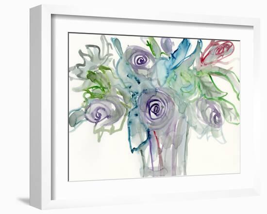 Floral Accent II-Samuel Dixon-Framed Art Print