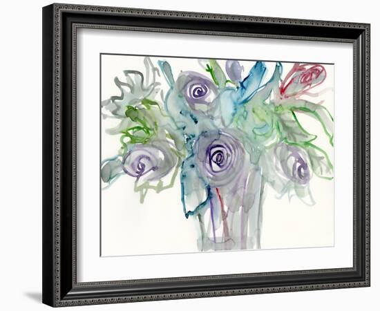 Floral Accent II-Samuel Dixon-Framed Art Print