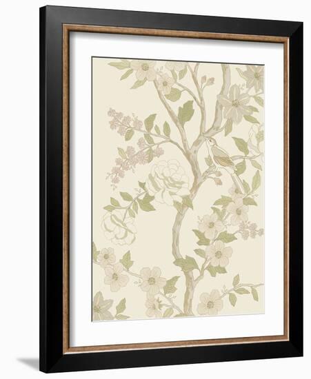 Floral Adornment - Flourish-Aurora Bell-Framed Giclee Print