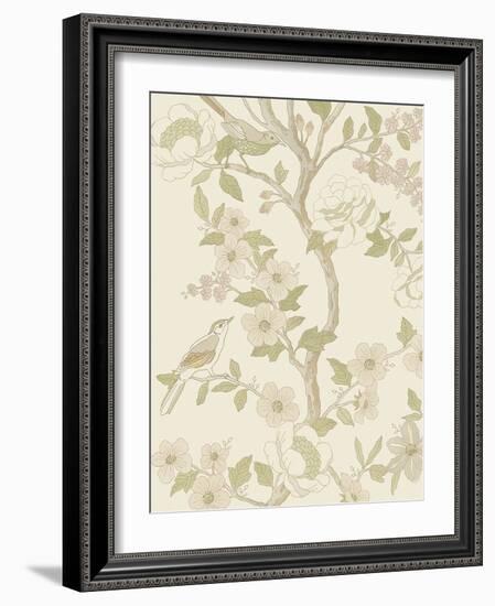 Floral Adornment - Grow-Aurora Bell-Framed Giclee Print