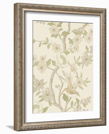 Floral Adornment - Thrive-Aurora Bell-Framed Giclee Print