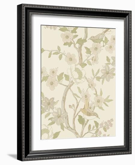 Floral Adornment - Thrive-Aurora Bell-Framed Giclee Print