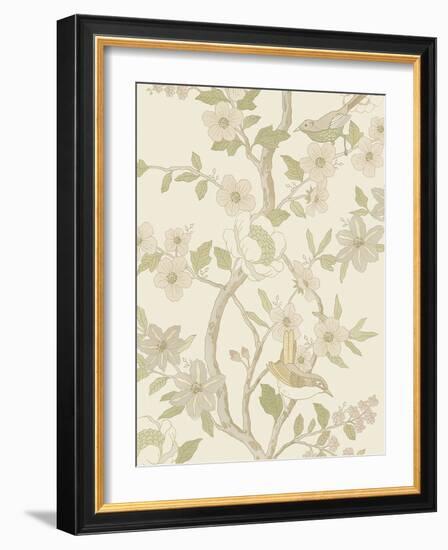 Floral Adornment - Thrive-Aurora Bell-Framed Giclee Print