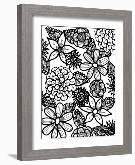 Floral Afternoon-Laura Miller-Framed Giclee Print