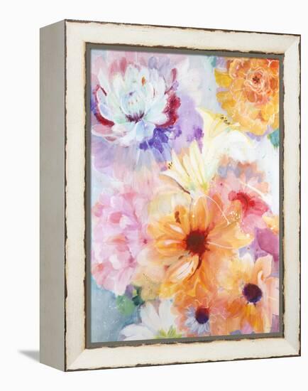 Floral Array-Jill Martin-Framed Stretched Canvas