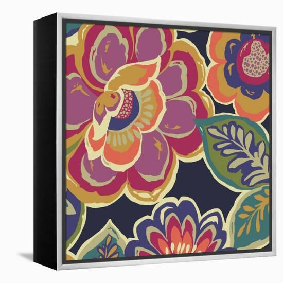 Floral Assortment Square I-Hugo Wild-Framed Stretched Canvas