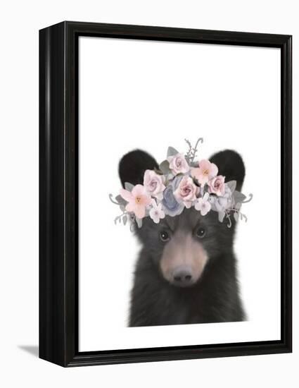 Floral Bear-Leah Straatsma-Framed Stretched Canvas