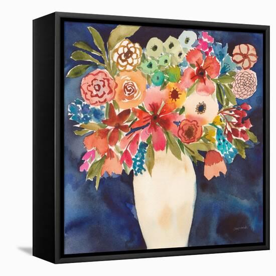 Floral Beauty II-Cheryl Warrick-Framed Stretched Canvas