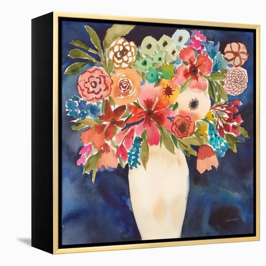 Floral Beauty II-Cheryl Warrick-Framed Stretched Canvas