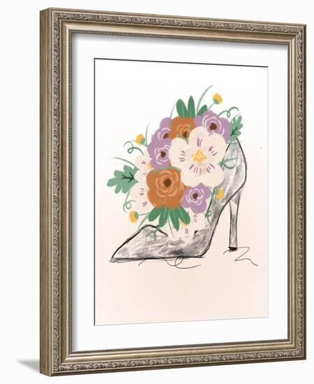 Floral Bloom Heel-Anna Quach-Framed Art Print