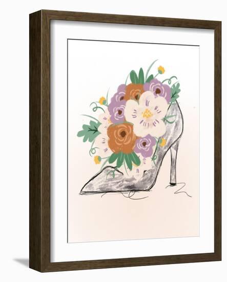 Floral Bloom Heel-Anna Quach-Framed Art Print