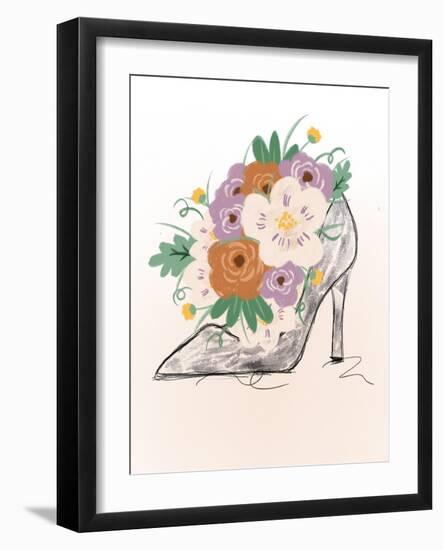 Floral Bloom Heel-Anna Quach-Framed Art Print